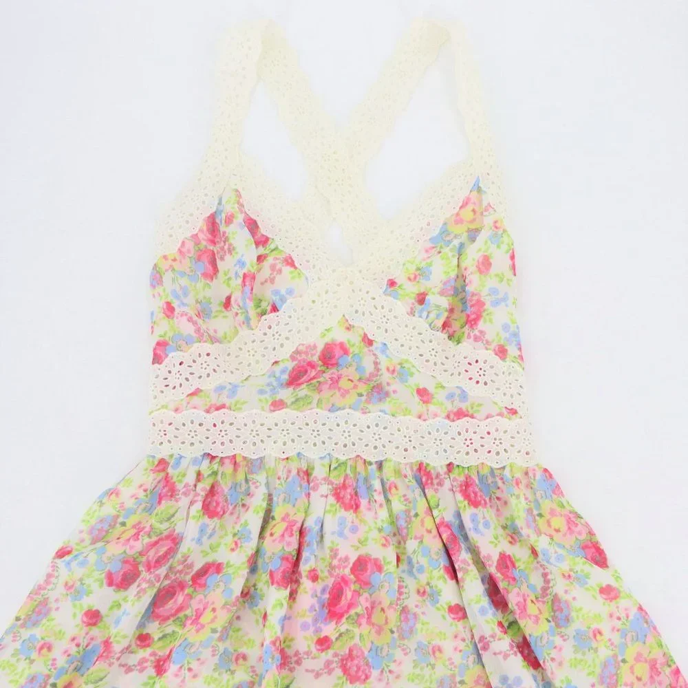 SOLD - NWT Betsey Johnson Floral Mini Dress - Picture 2 of 14